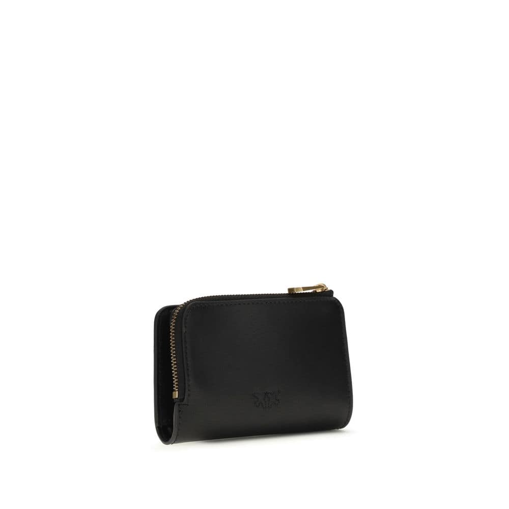 PINKO Black Calf Leather Bos Taurus Wallet - Image 2