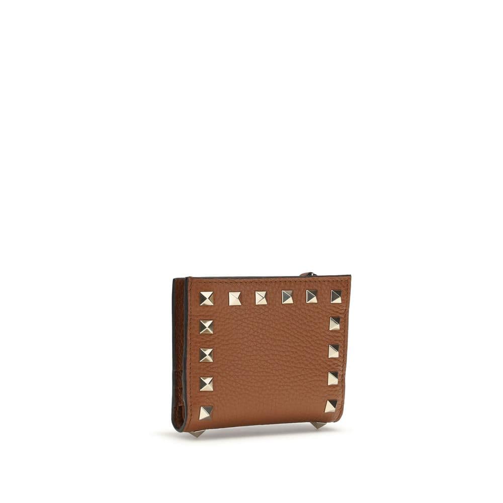 Valentino Garavani Brown Calf Leather Bos Taurus Wallet - Image 2