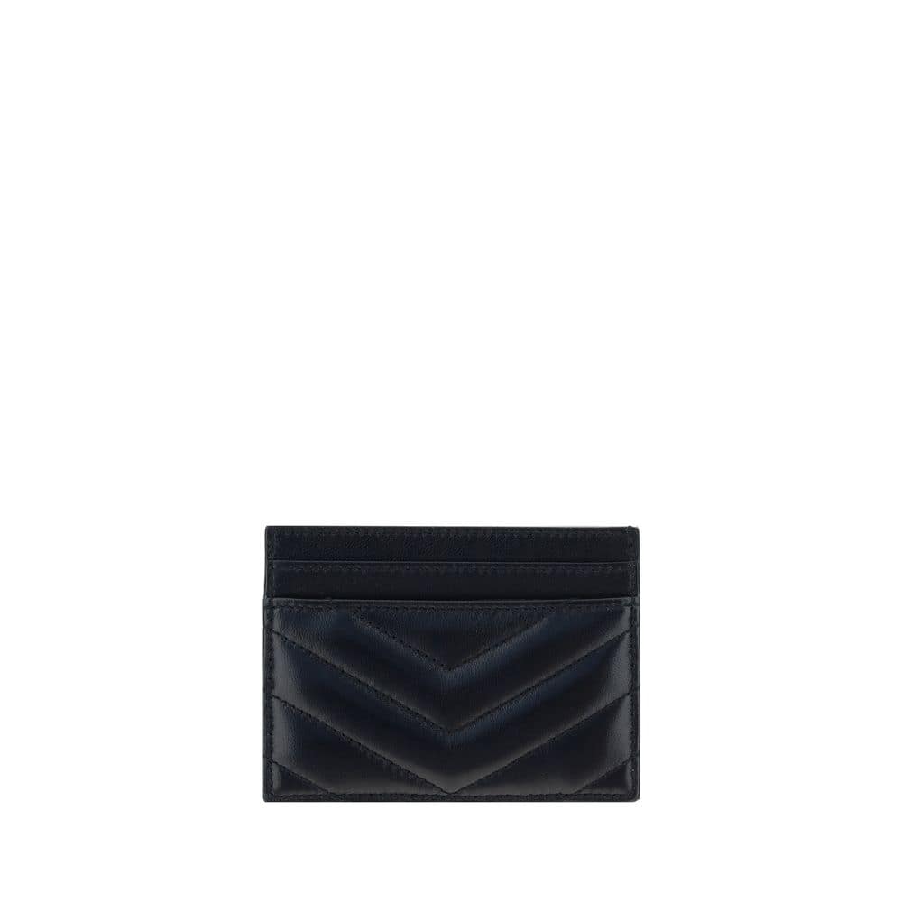 Saint Laurent Black Lamb Ovis Aries Aries Wallet - Image 2