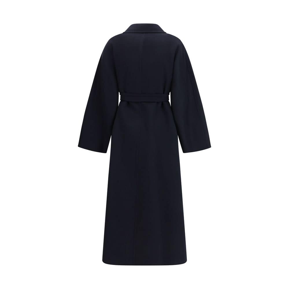 Max Mara Black Cashmere Coat - Image 2