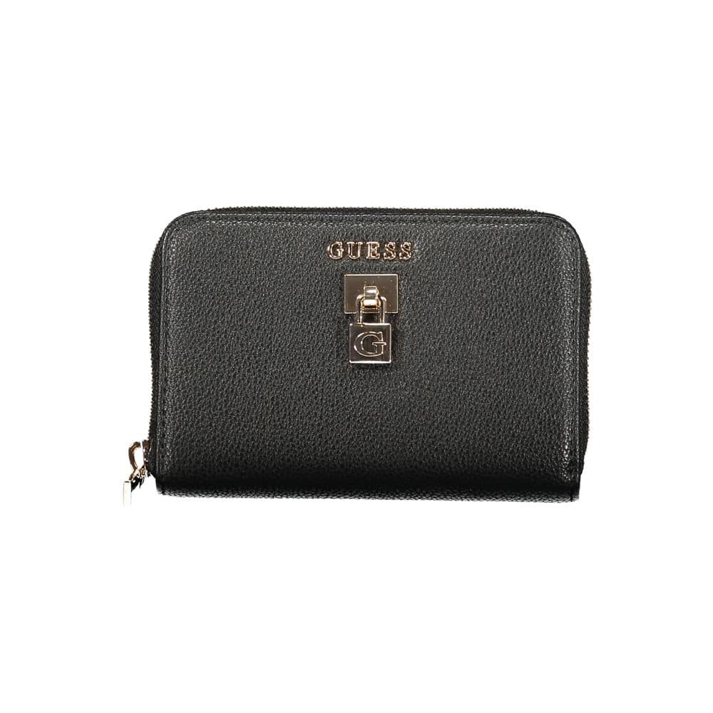 Guess Jeans Nero Poliuretano Women Wallet