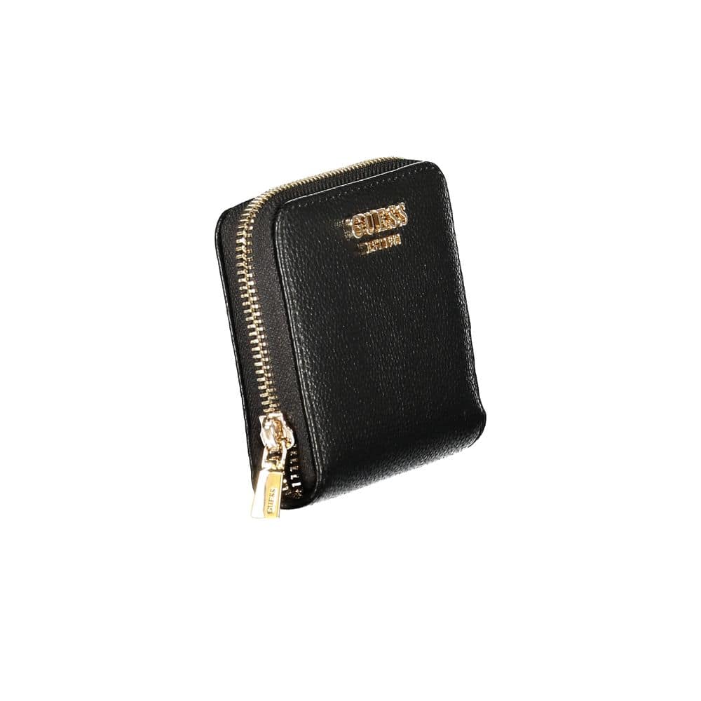 Guess Jeans Nero Poliuretano Women Wallet - Image 3
