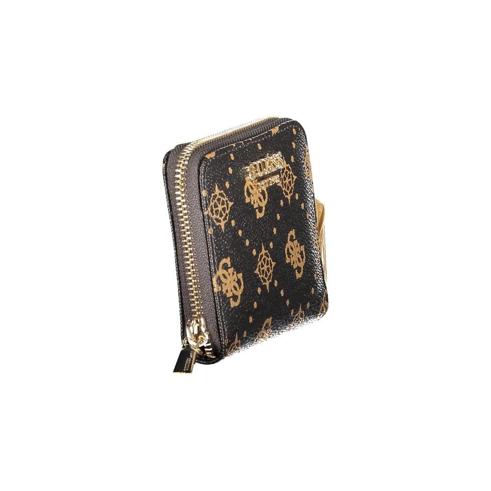 Guess Jeans Marrone Poliuretano Women Wallet - Image 3