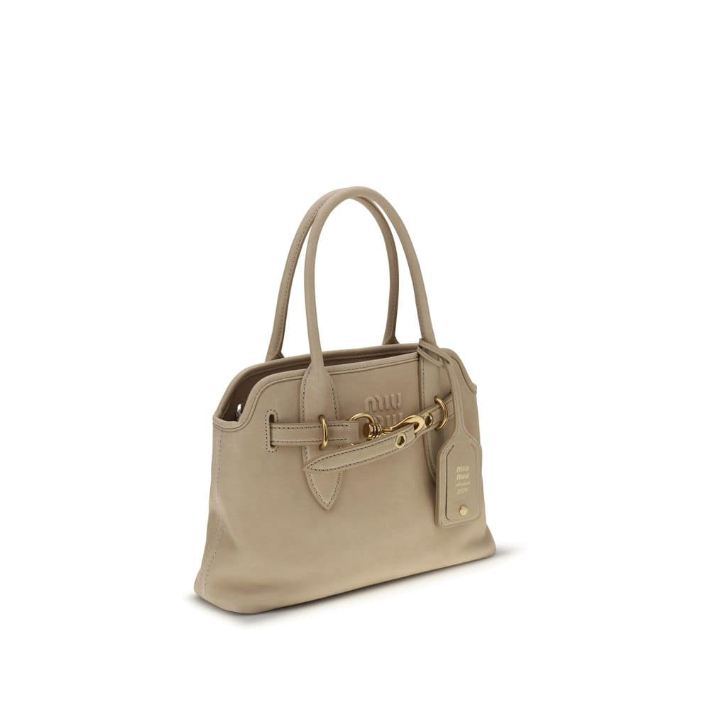Miu Miu Beige Lamb Ovis Aries Aries Handbag - Image 2