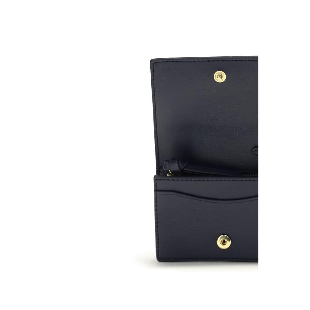 Ganni Black Recycled Leather Wallet - Image 3