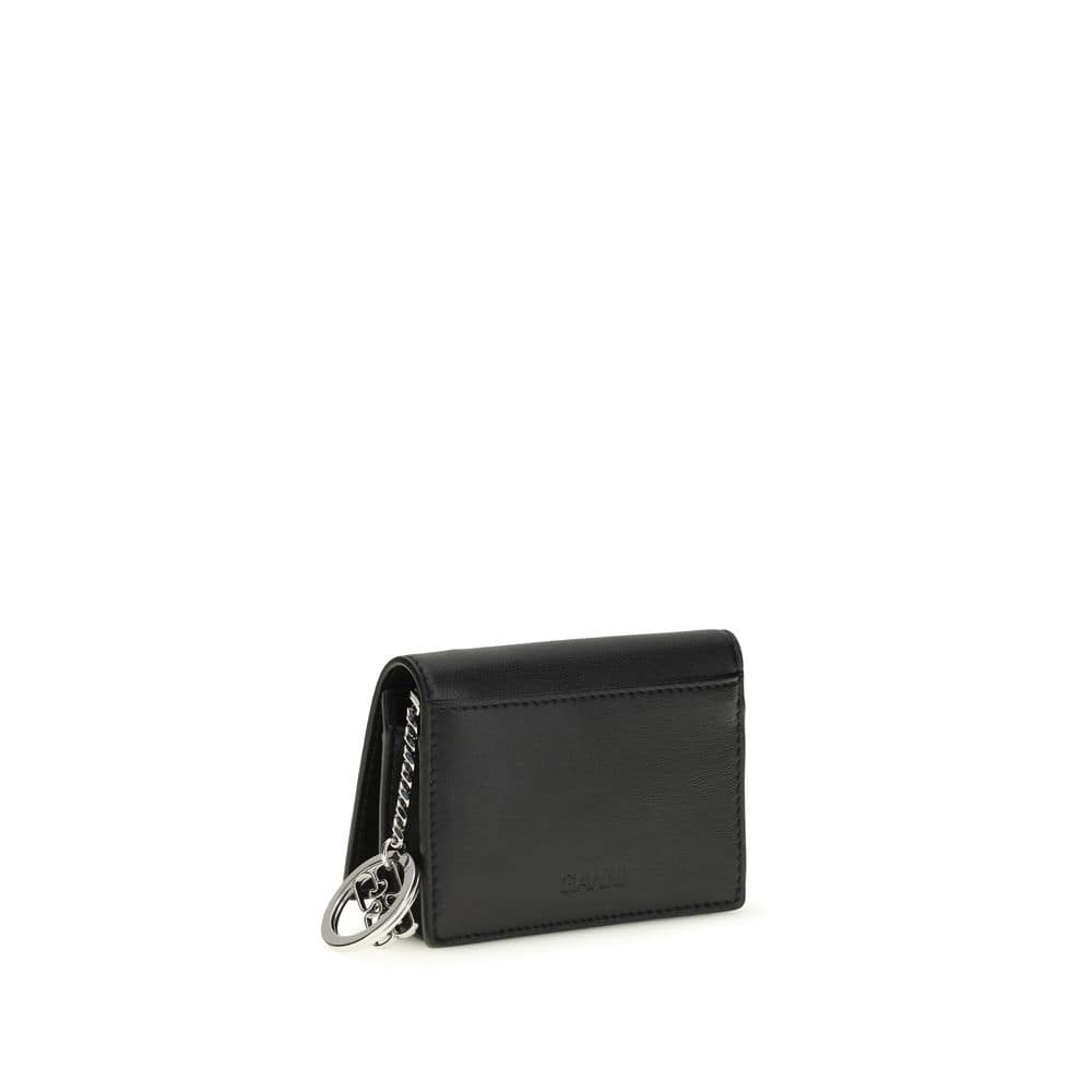 Ganni Black Polyester Wallet - Image 2