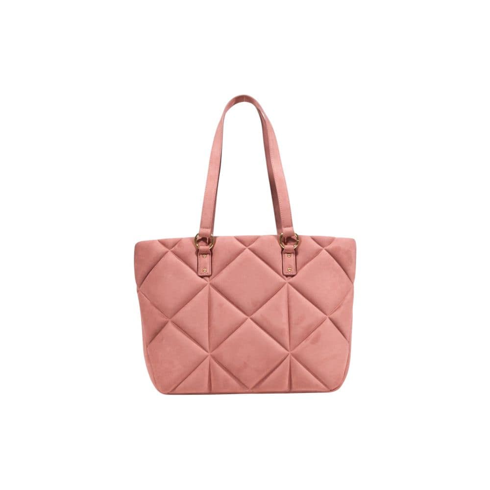 Love Moschino Pink Suede Leather Handbag - Image 3
