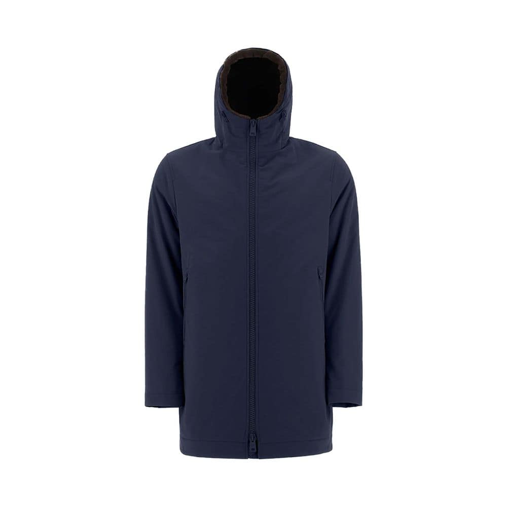 Herno Blue Polyamide Coat
