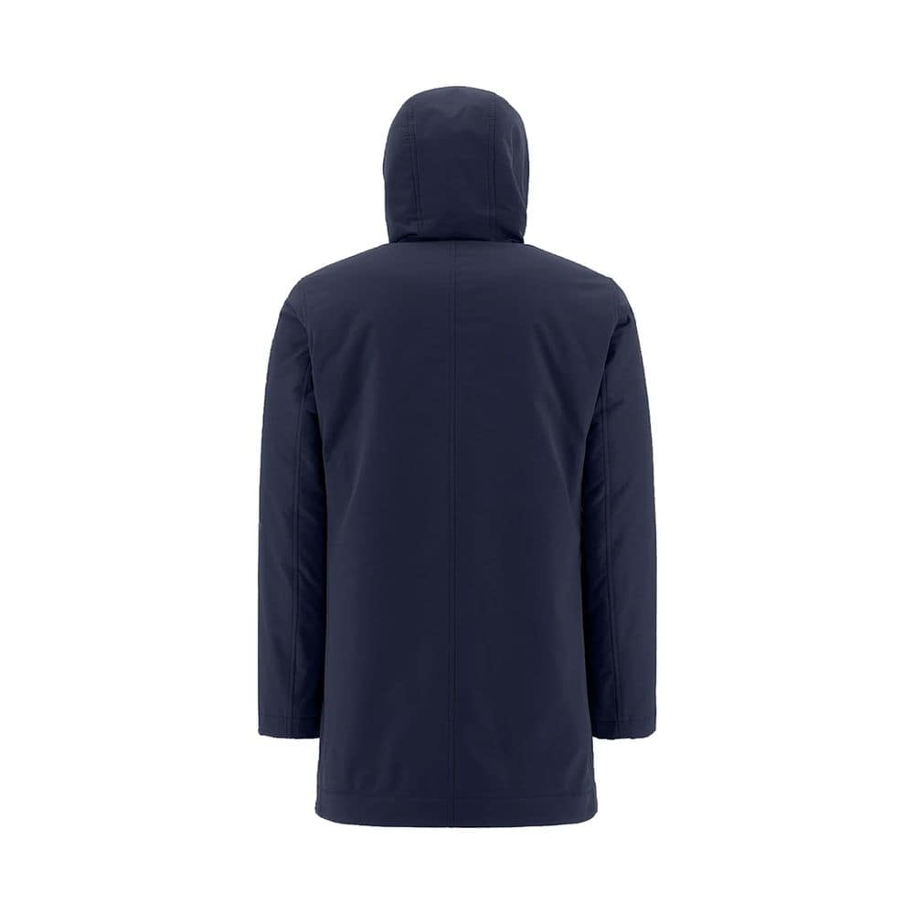 Herno Blue Polyamide Coat - Image 3