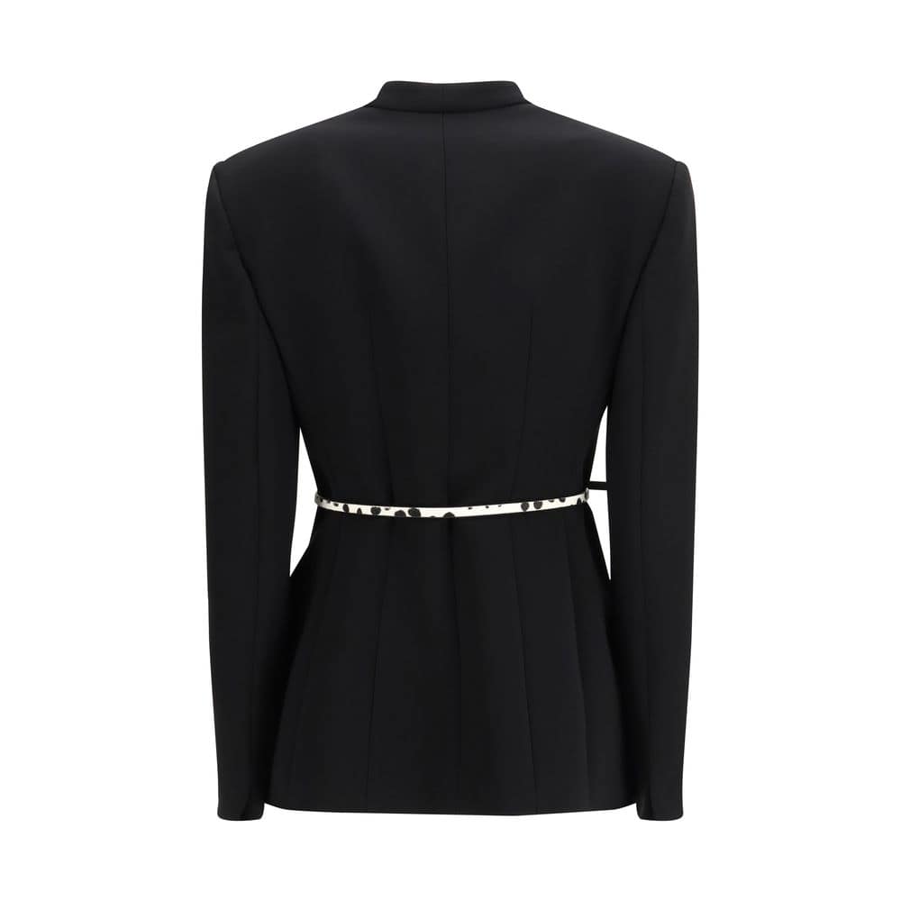 Max Mara Black Triacetate Coat - Image 2