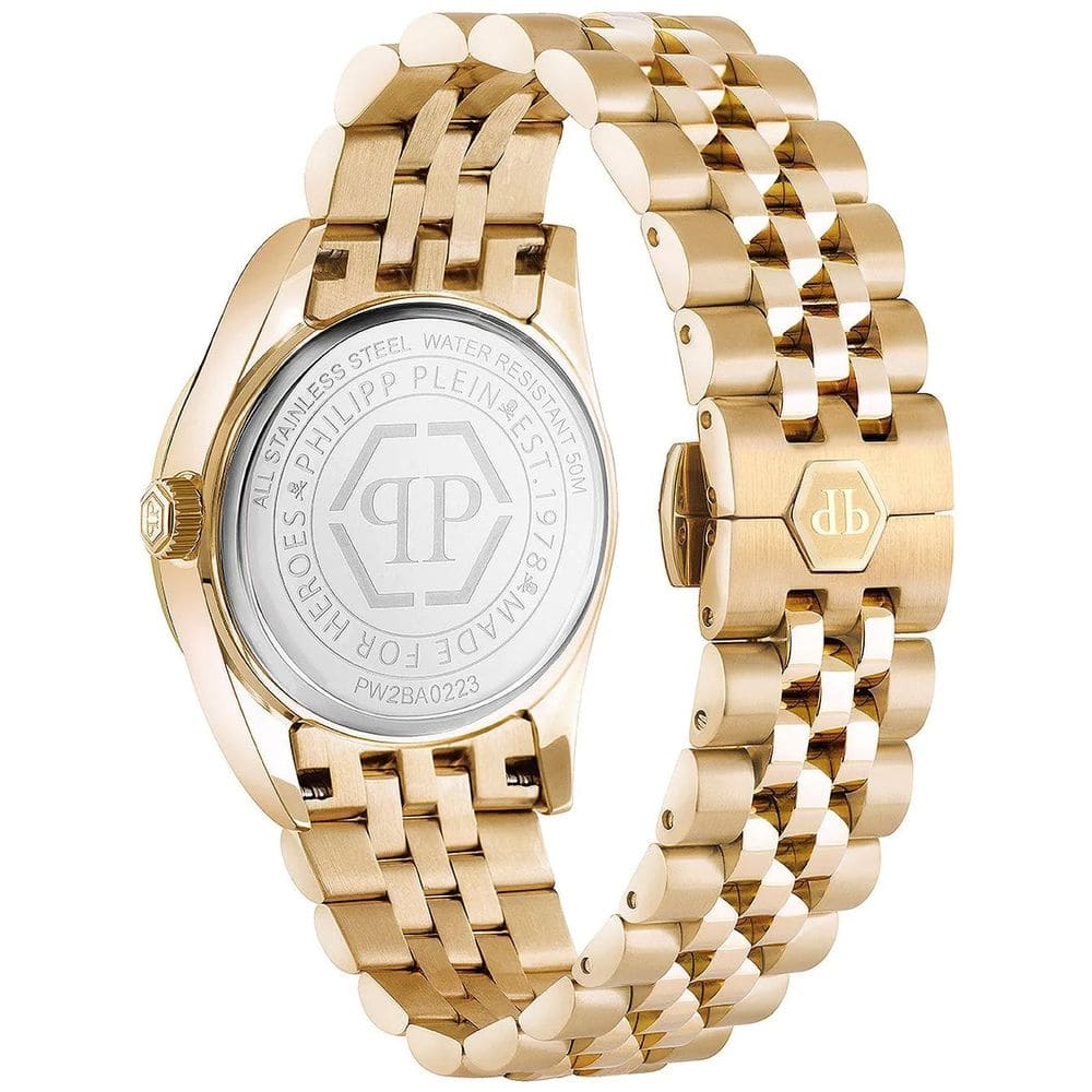 Philipp Plein Gold Stainless Steel Dress Watch - Image 2