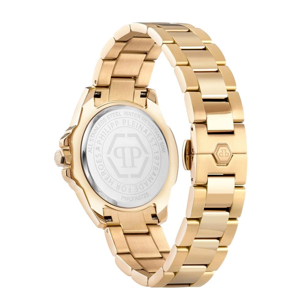 Philipp Plein Gold Stainless Steel Dress Watch - Image 2