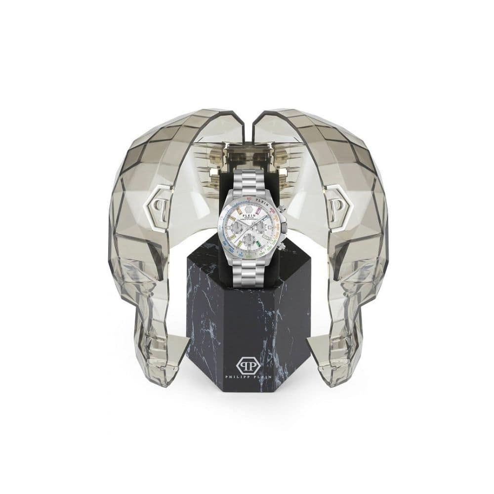 Philipp Plein Gray Stainless Steel Dress Watch - Image 3