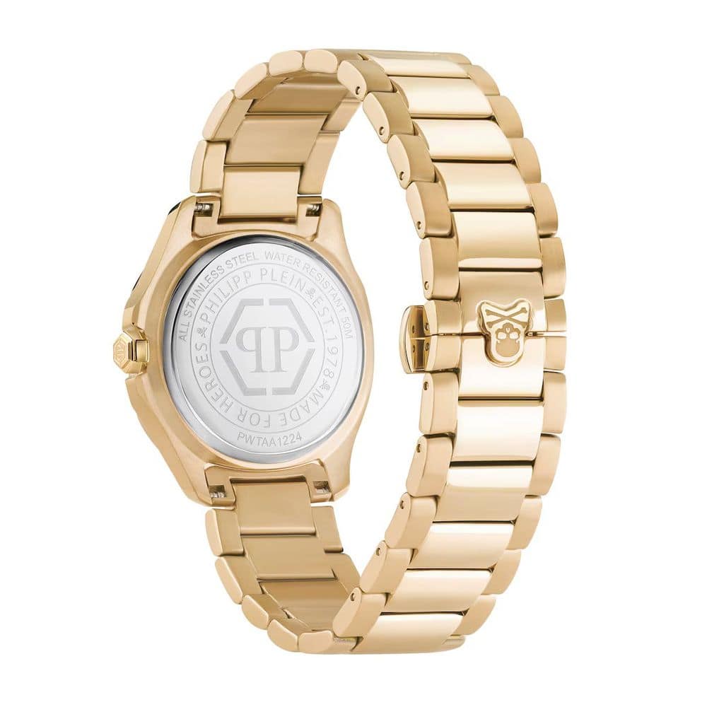 Philipp Plein Gold Stainless Steel Dress Watch - Image 2