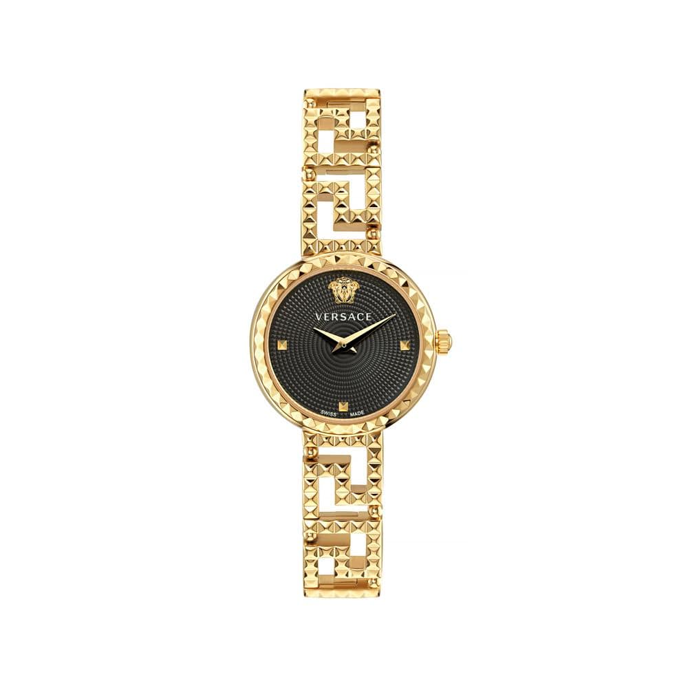 Versace Gold Stainless Steel Dress Watch
