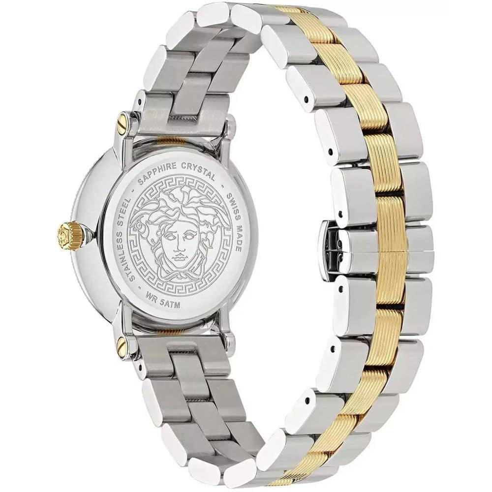 Versace Gray Stainless Steel Dress Watch - Image 2