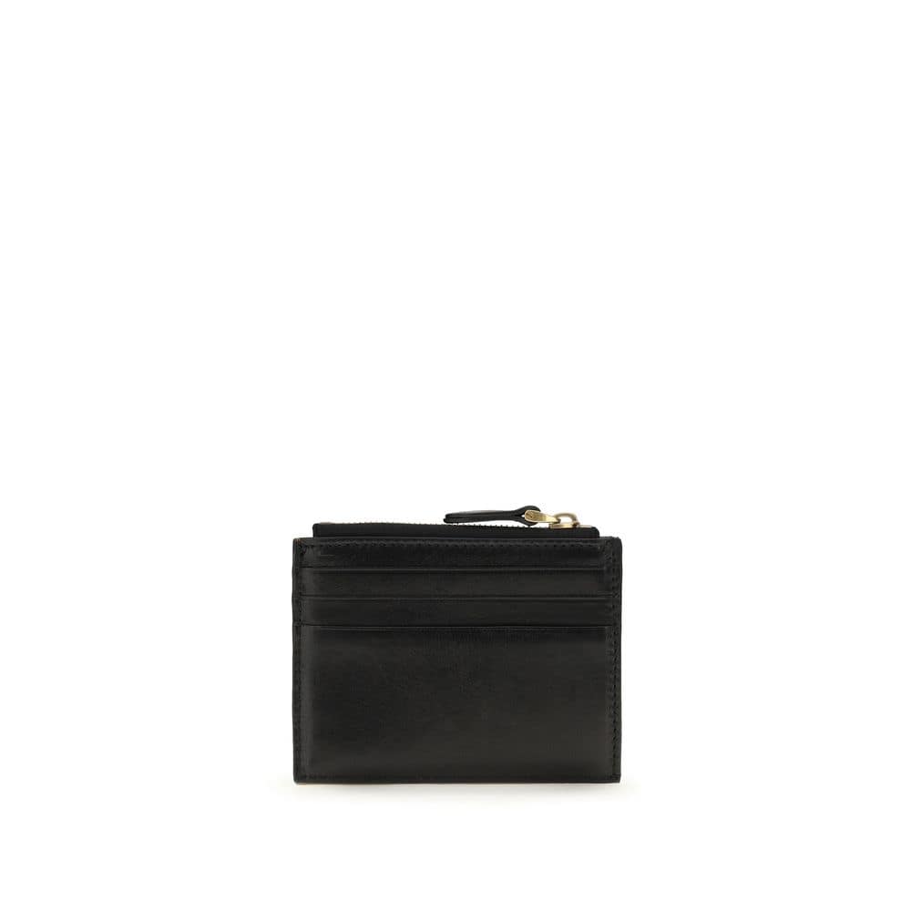 Valentino Garavani Black Calf Leather Bos Taurus Wallet - Image 2