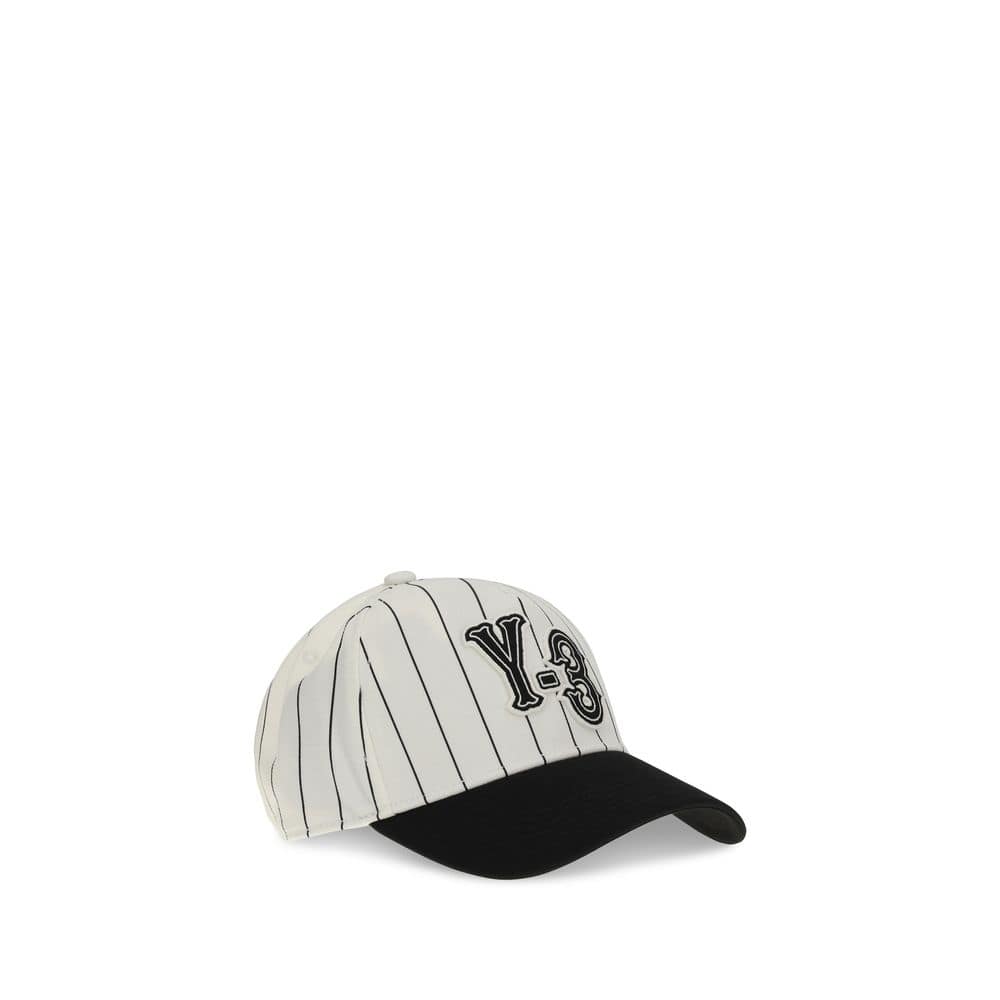 Y-3 White Polyester Cap (Baseball Hat) - Image 2