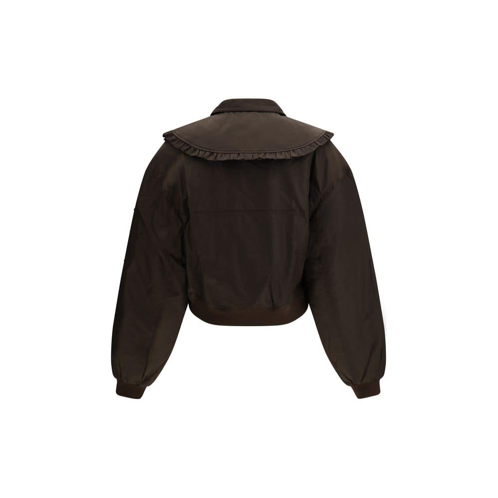 Ganni Bicolor Polyamide Bomber - Image 2
