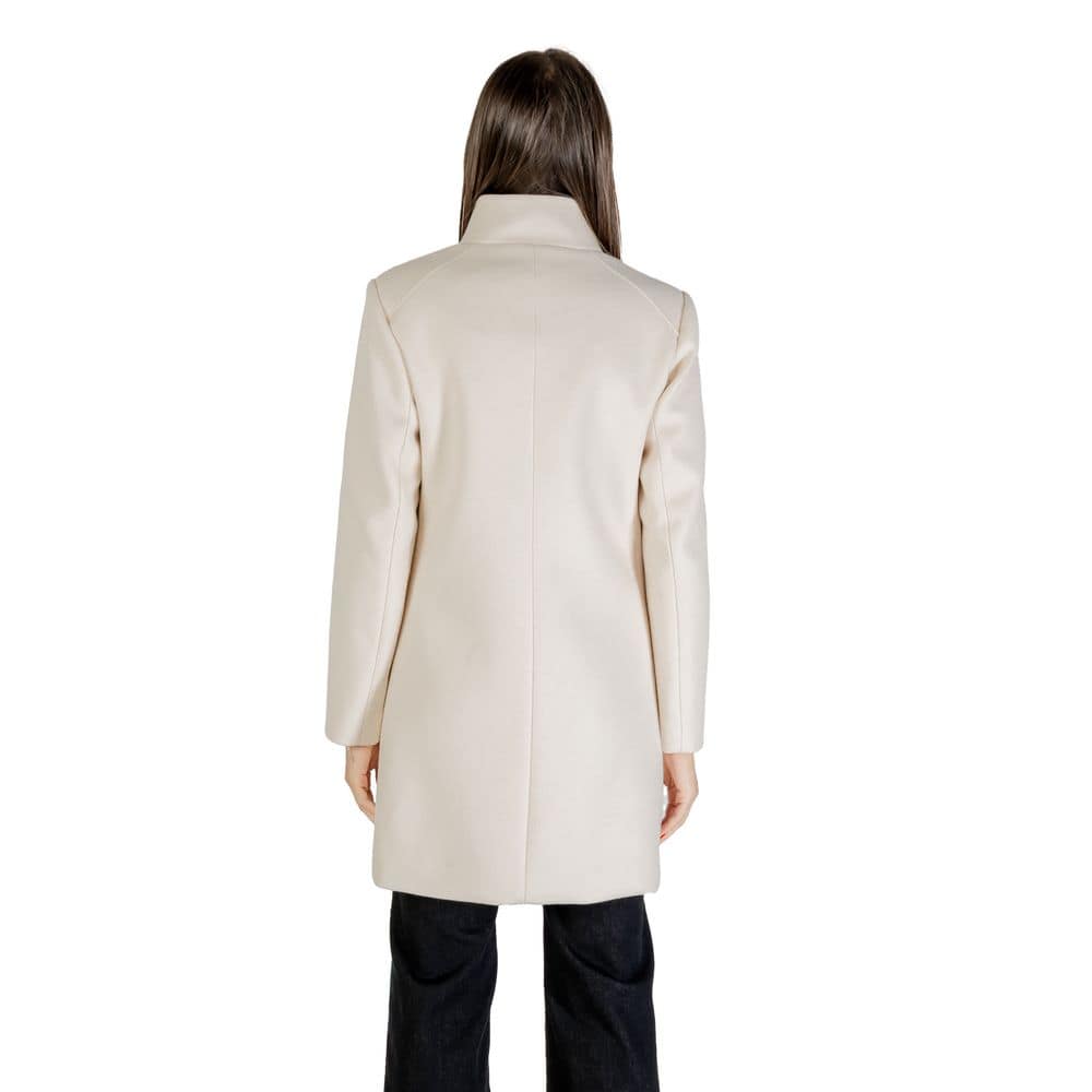 Liu Jo Cream Polyester Coat - Image 2