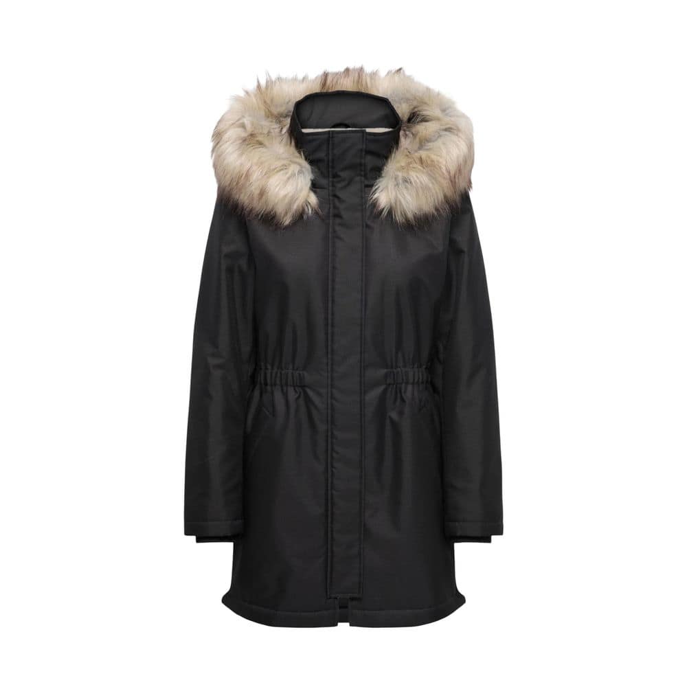 Only Black Recycled Polyester Parka - Image 3