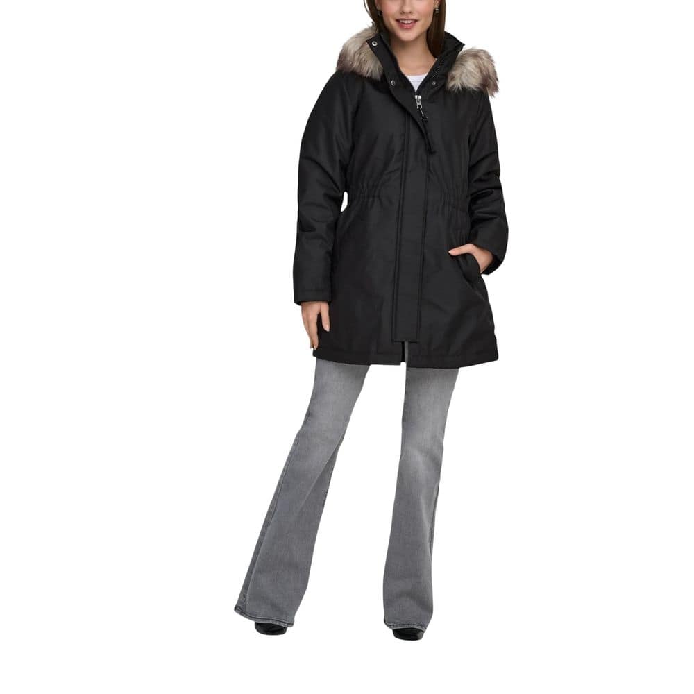 Only Black Recycled Polyester Parka - Image 5