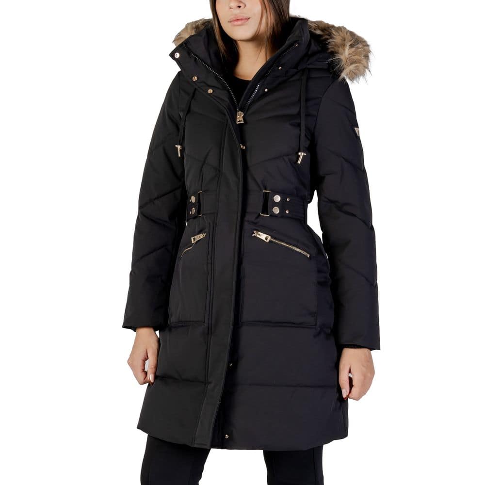 Guess Black Polyester Coat - Image 3