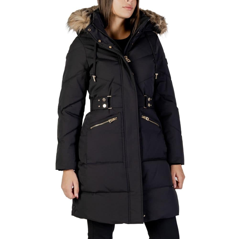 Guess Black Polyester Coat - Image 4
