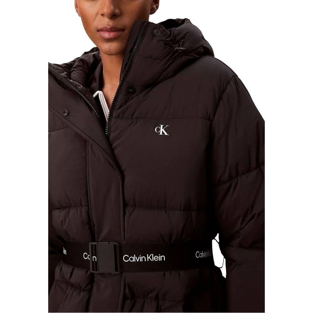 Calvin Klein Jeans Black Polyamide Coat - Image 3