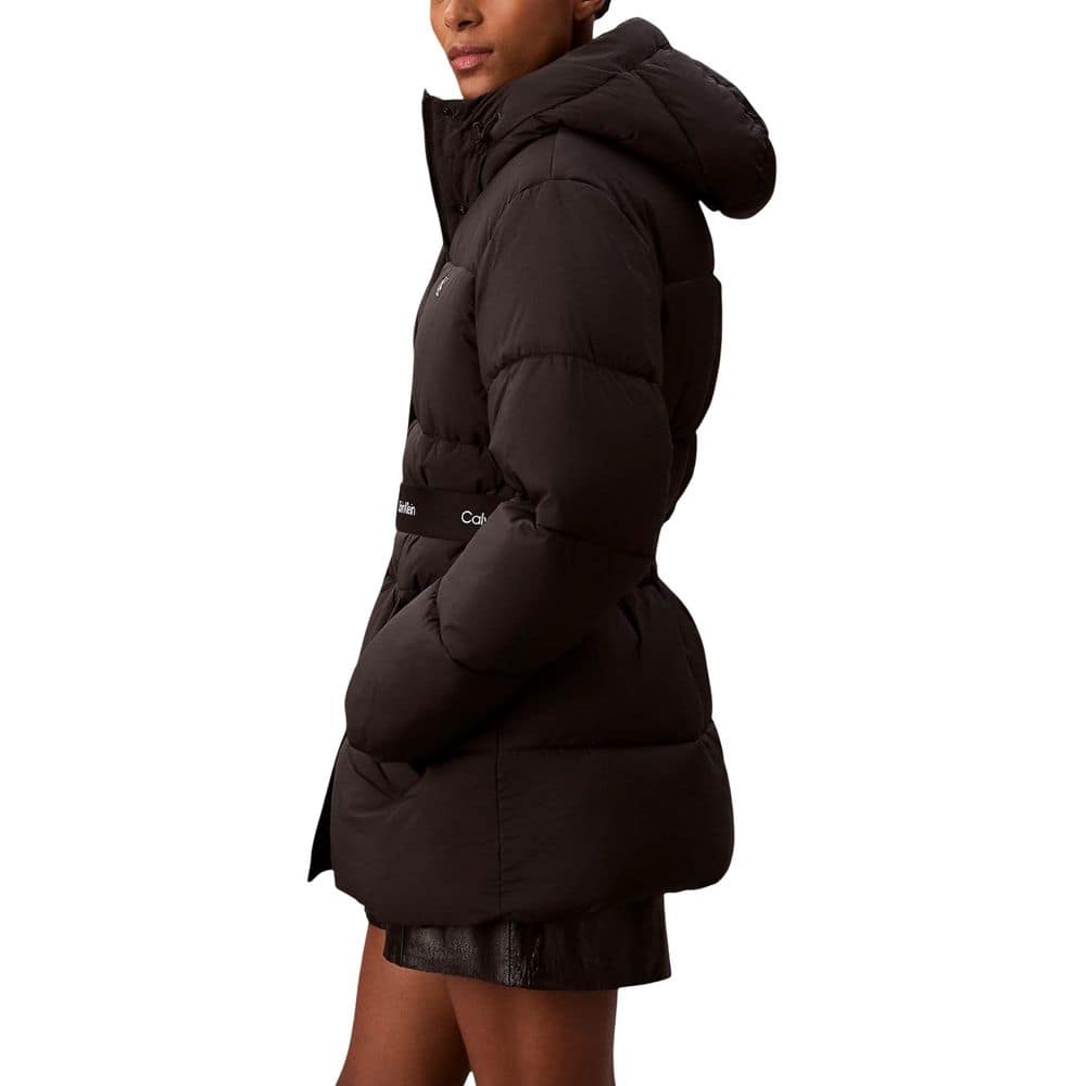 Calvin Klein Jeans Black Polyamide Coat - Image 4