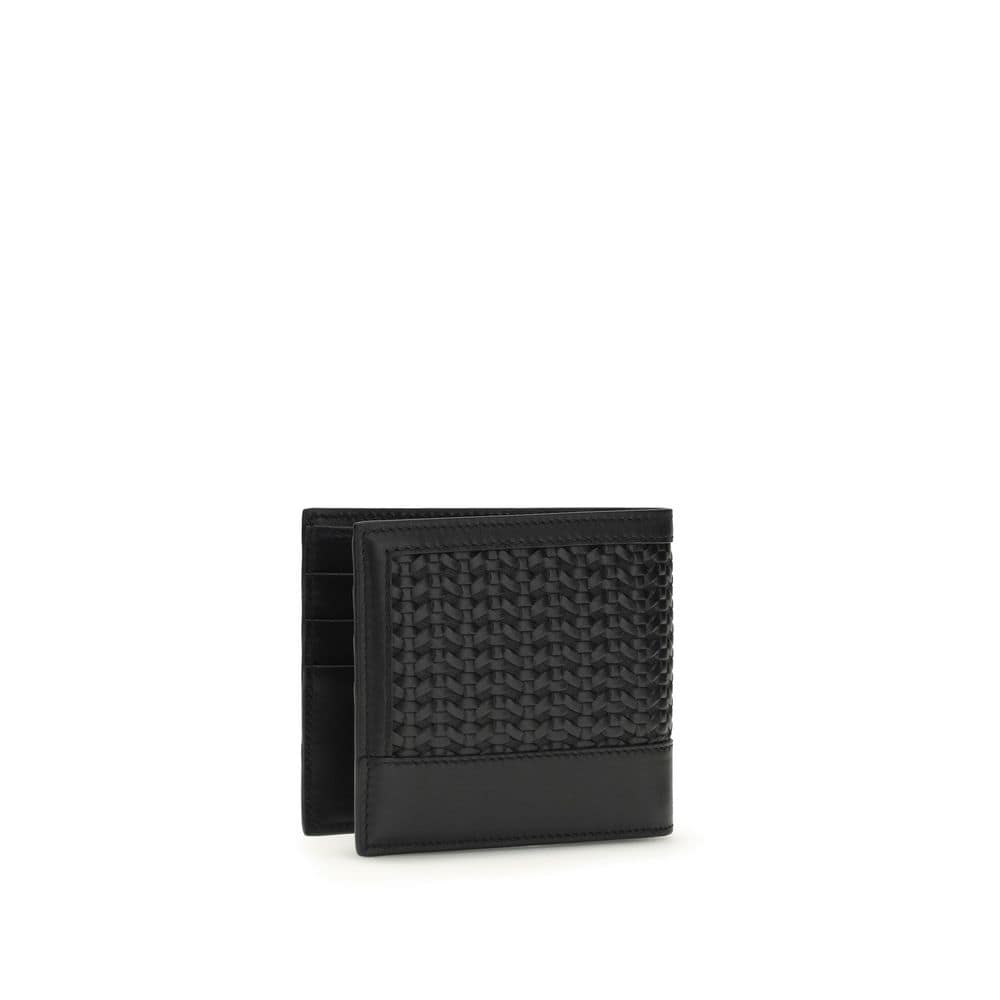 Dolce & Gabbana Black Calf Leather Bos Taurus Wallet - Image 2