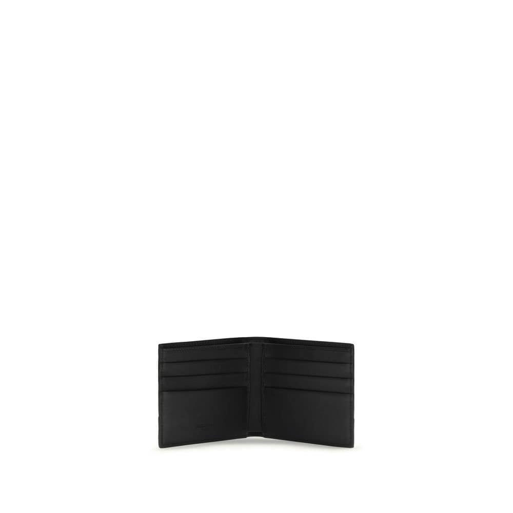 Dolce & Gabbana Black Calf Leather Bos Taurus Wallet - Image 3