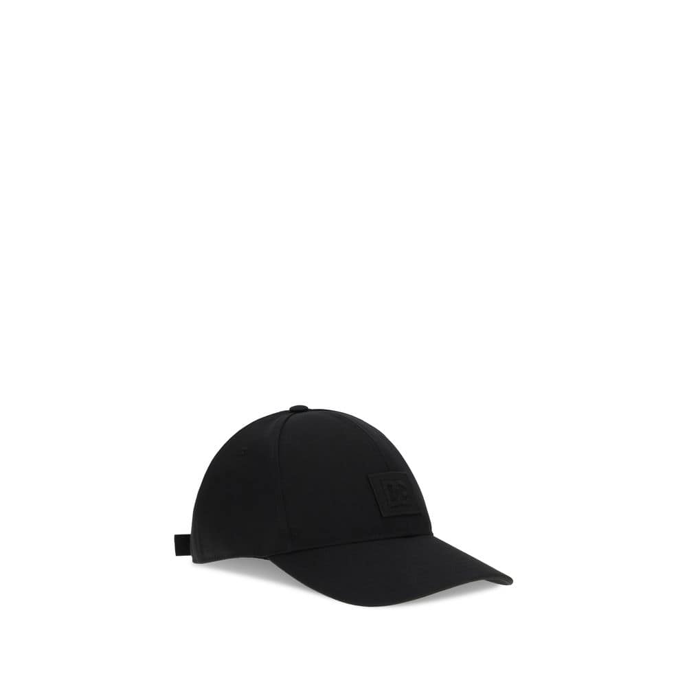 Dolce & Gabbana Black Cotton Cap (Baseball Hat) - Image 2