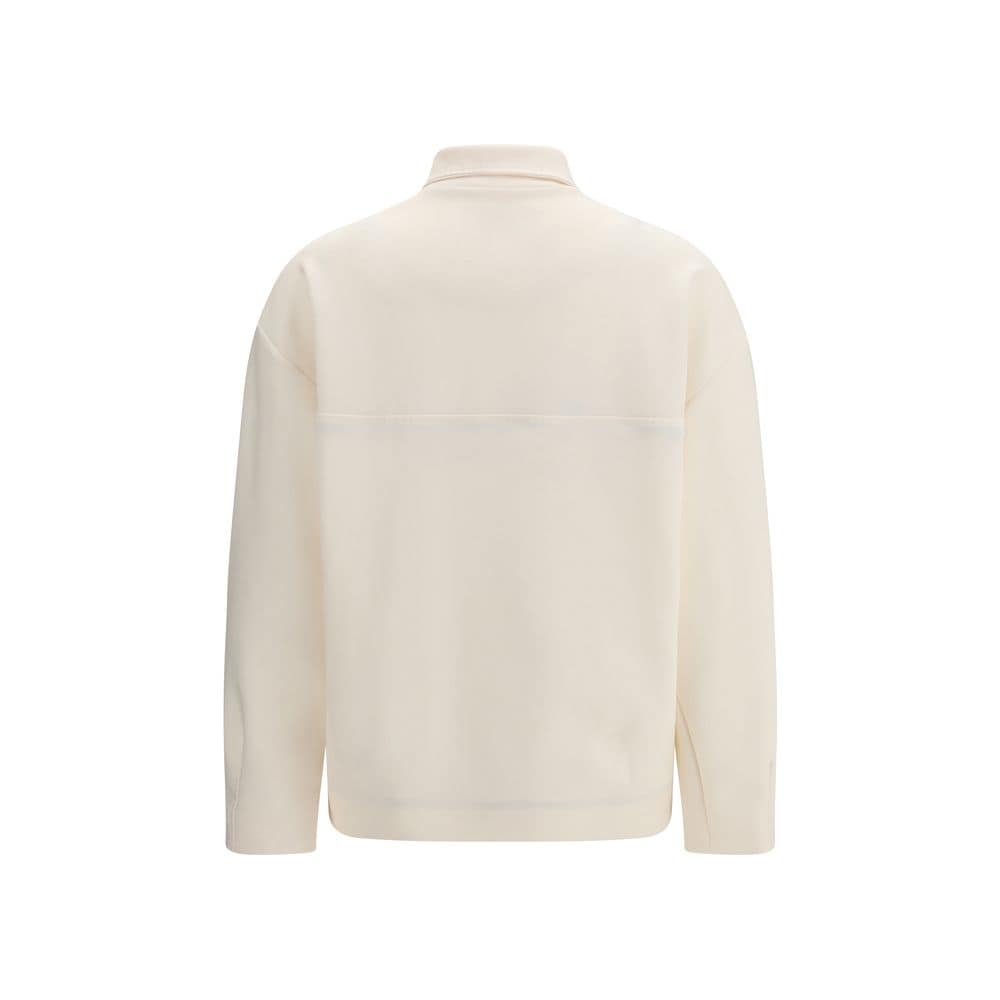 Max Mara Pure Beige Polyamide Shell Jacket - Image 2