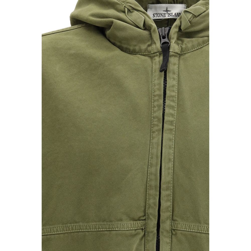 Stone Island Bicolor Cotton Shell Jacket - Image 3