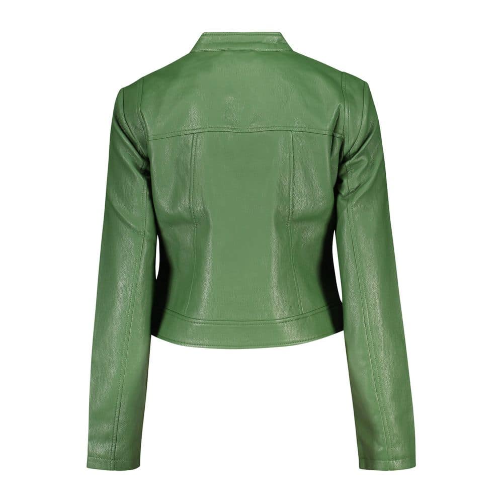 Desigual Verde Poliuretano Women Jacket - Image 2