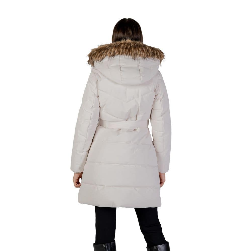 Guess Cream Polyester Coat - Image 2