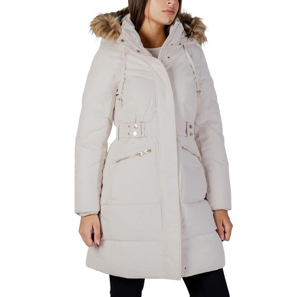 Guess Cream Polyester Coat - Image 3