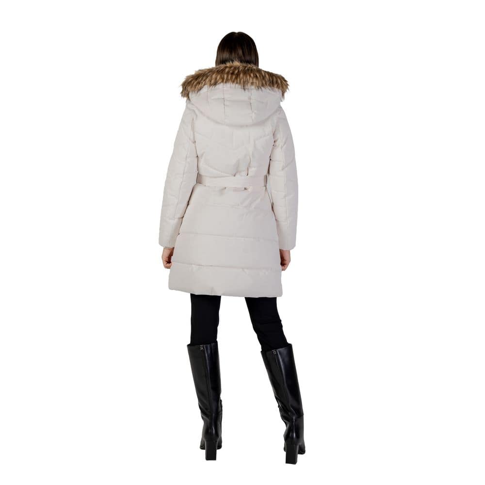 Guess Cream Polyester Coat - Image 5