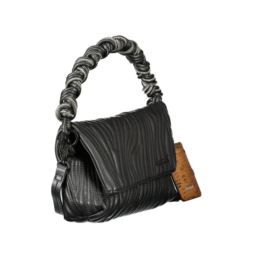 Desigual Ecru Polyurethane Women's Handbag - Image 3