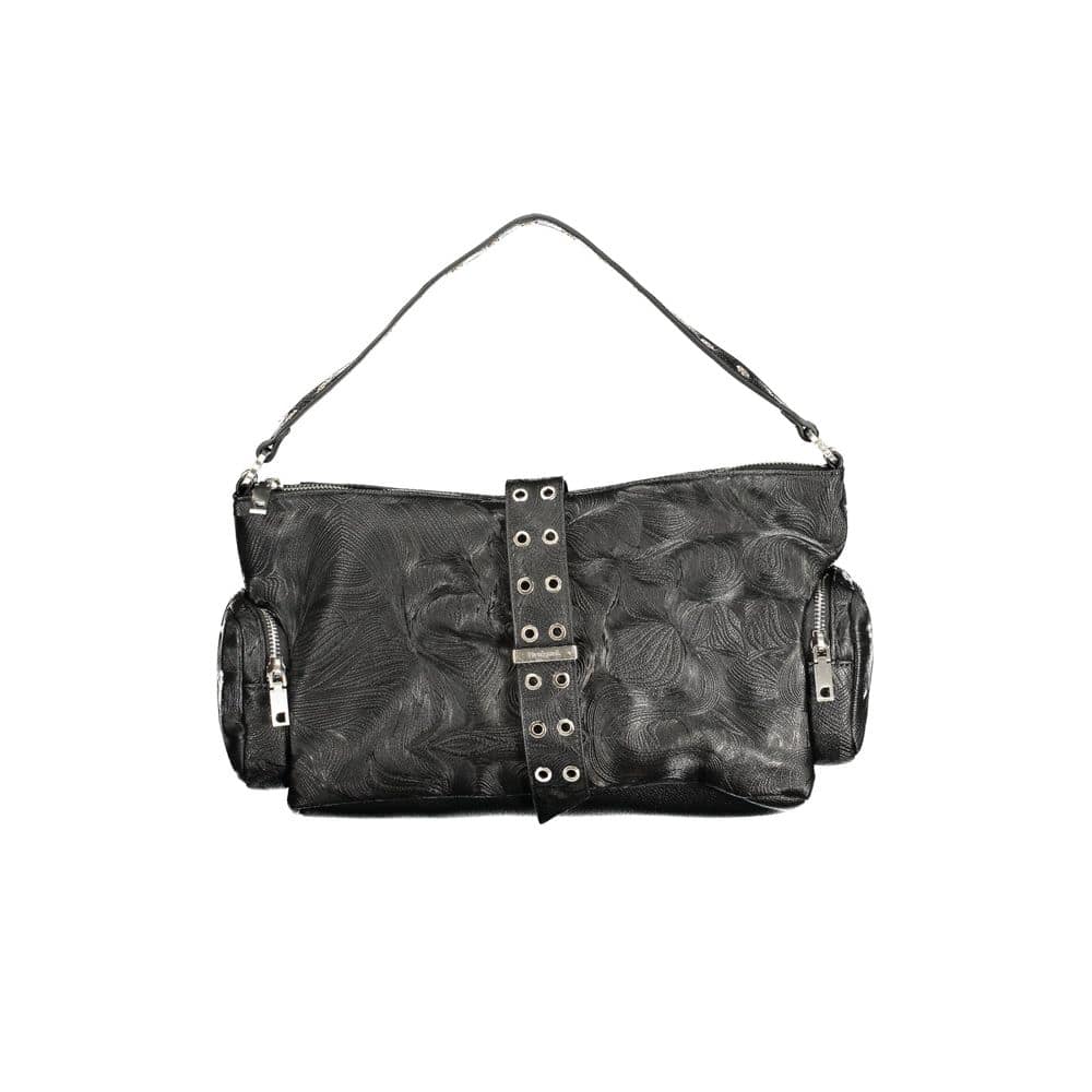 Desigual Nero Poliuretano Women Handbag