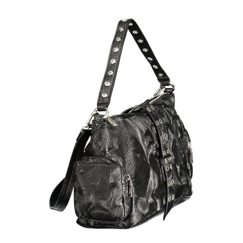Desigual Nero Poliuretano Women Handbag - Image 3