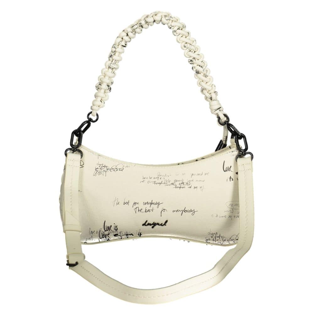 Desigual Bianco Poliuretano Women Handbag - Image 2
