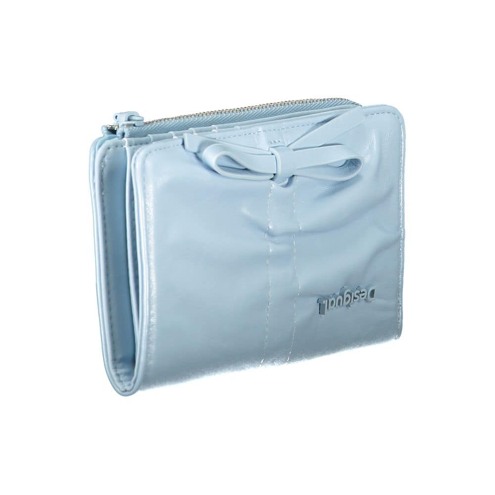 Desigual Azzurro Poliuretano Women Wallet - Image 3