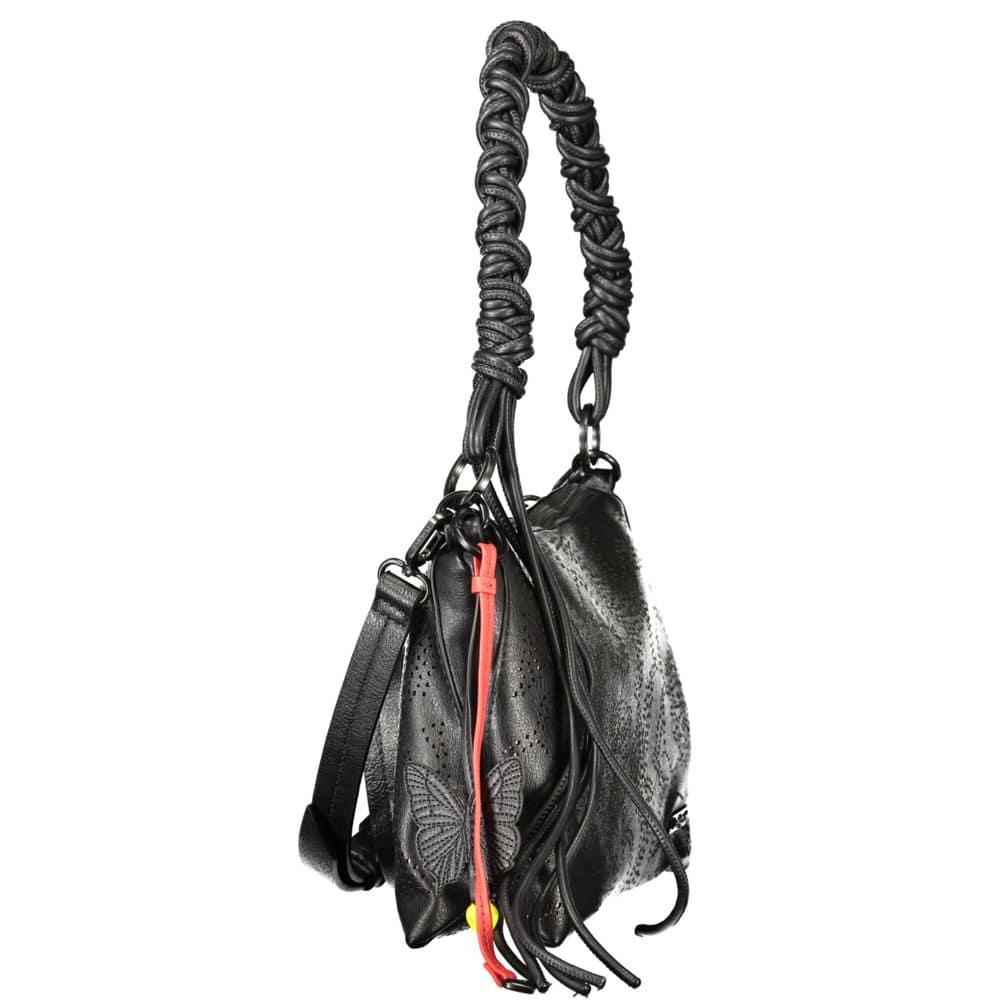 Desigual Black Polyurethane Women's Handbag - Image 3