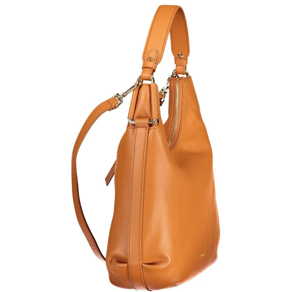 Coccinelle Arancione Leather Women Handbag - Image 3