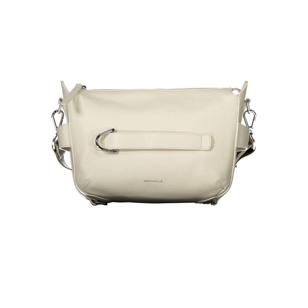 Coccinelle Bianco Leather Women Handbag