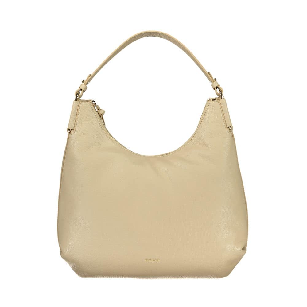 Coccinelle Beige Leather Women Handbag