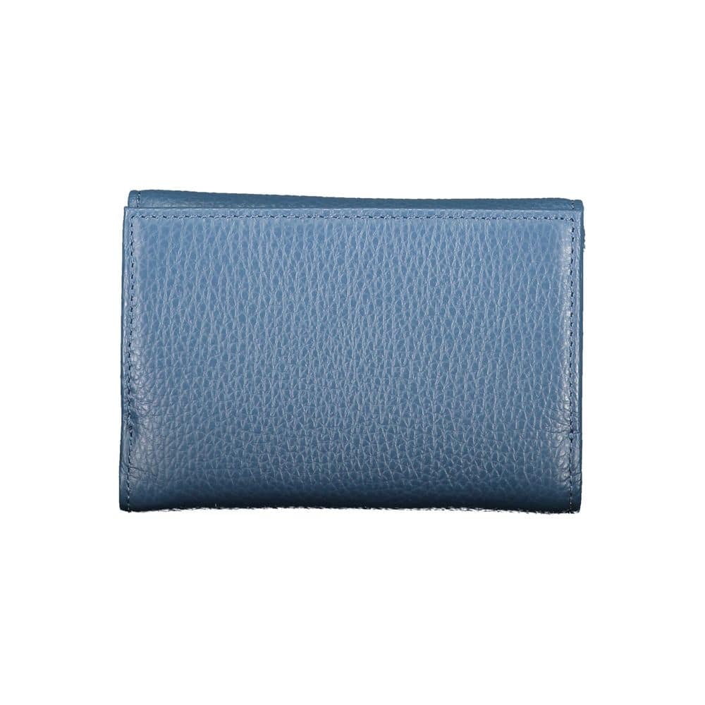 Coccinelle Blu Leather Woman Wallet - Image 2