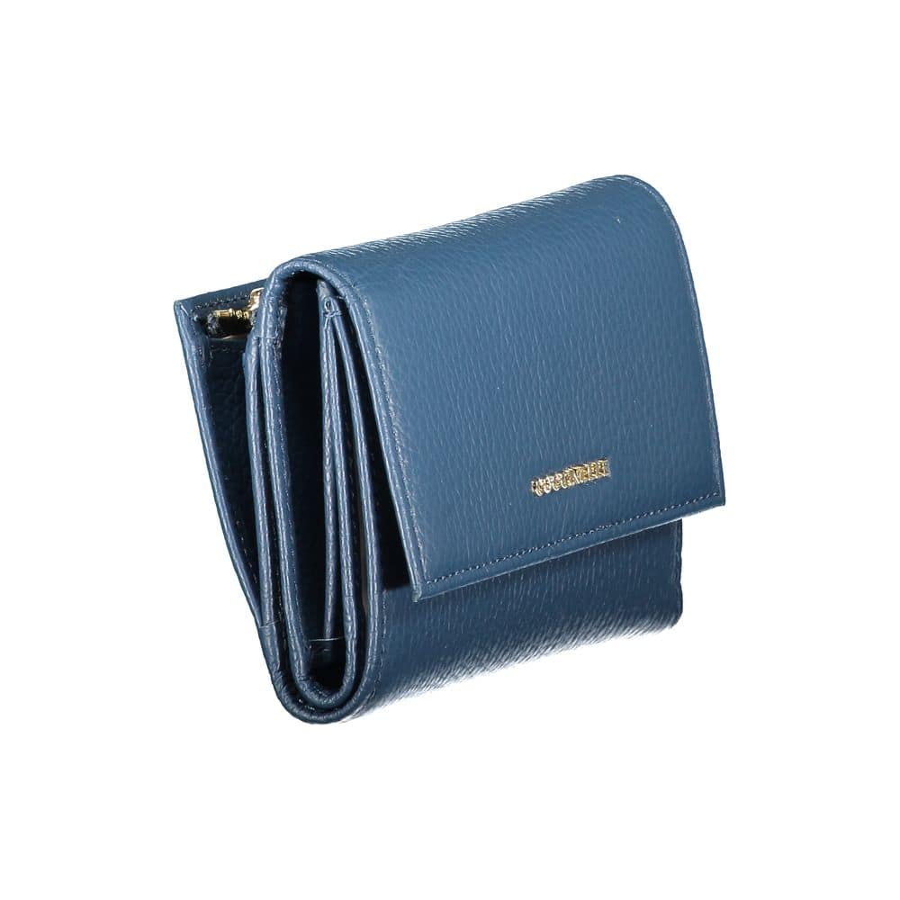Coccinelle Blu Leather Woman Wallet - Image 3